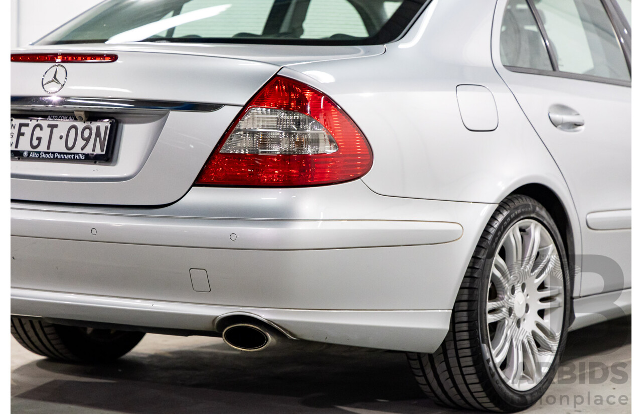 6/2008 Mercedes-Benz E280 Elegance 211 MY07.5 4d Sedan Iridium Silver Metallic V6 3.0L