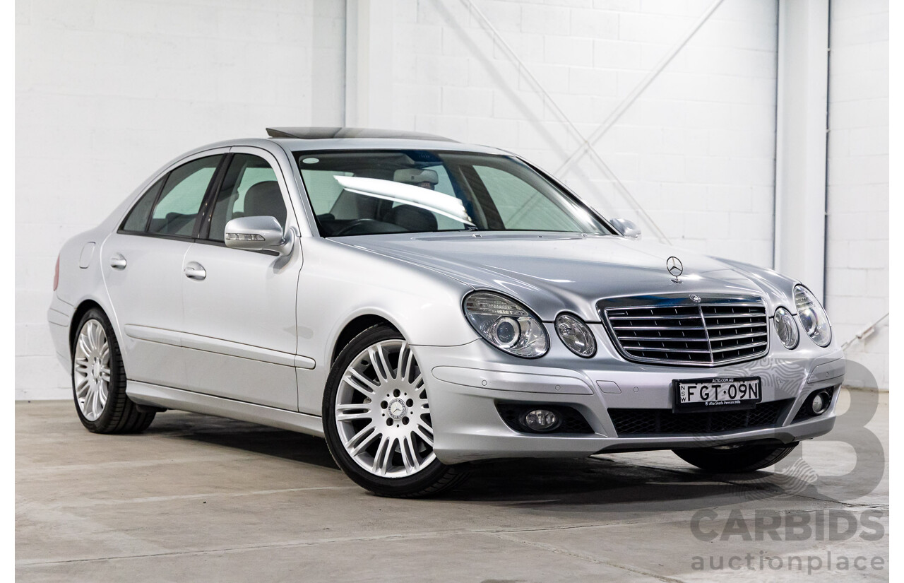 6/2008 Mercedes-Benz E280 Elegance 211 MY07.5 4d Sedan Iridium Silver Metallic V6 3.0L