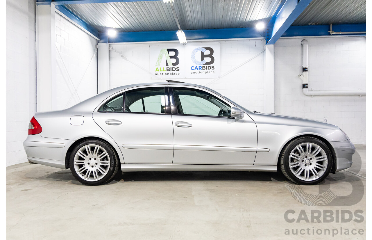 6/2008 Mercedes-Benz E280 Elegance 211 MY07.5 4d Sedan Iridium Silver Metallic V6 3.0L