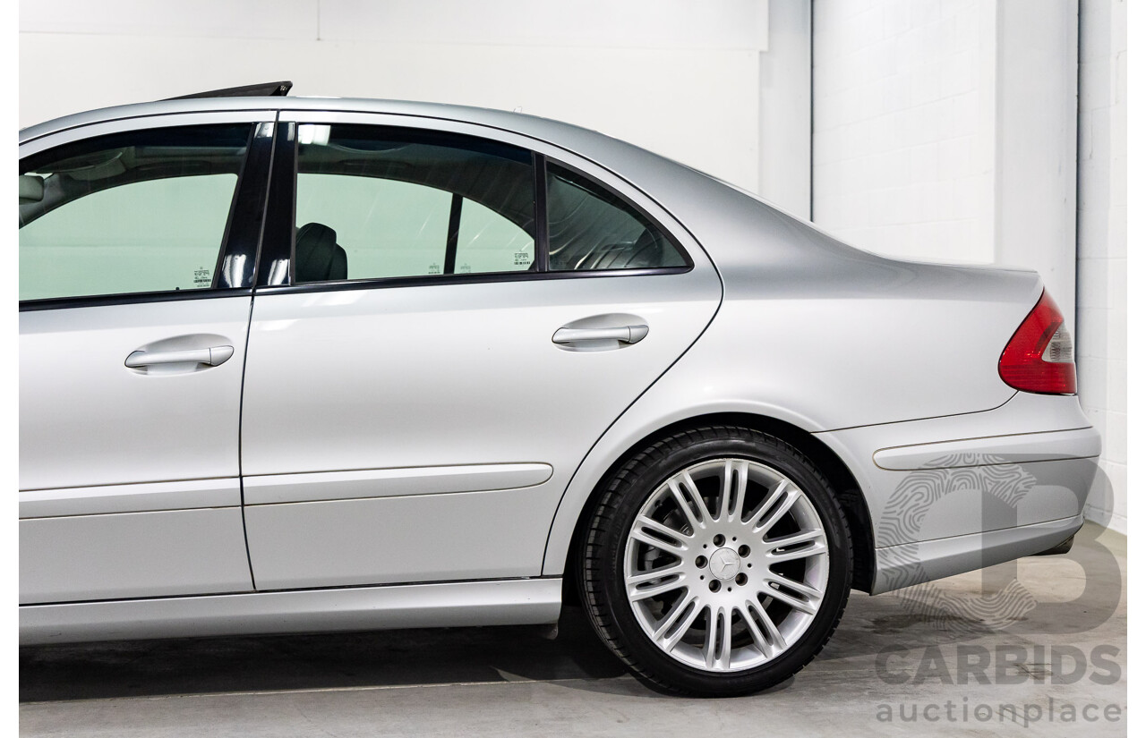 6/2008 Mercedes-Benz E280 Elegance 211 MY07.5 4d Sedan Iridium Silver Metallic V6 3.0L