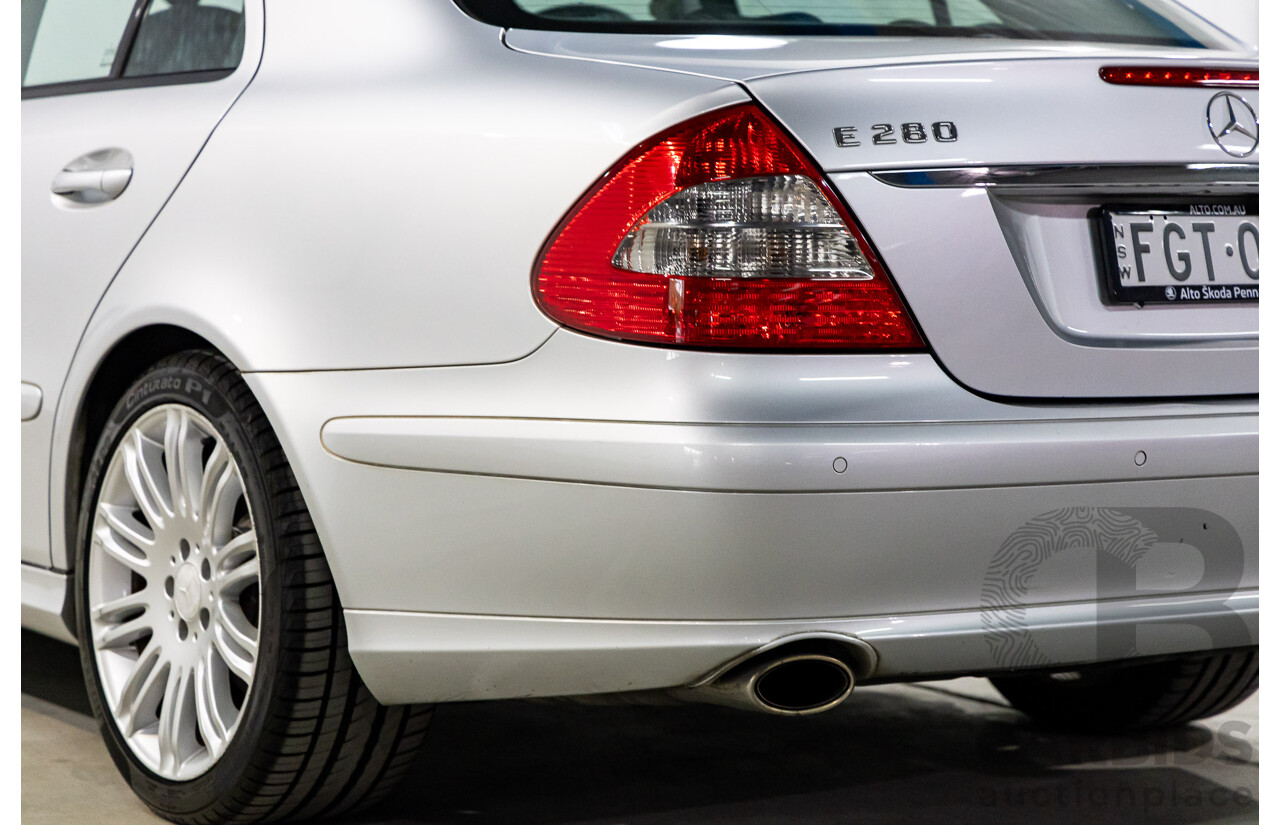 6/2008 Mercedes-Benz E280 Elegance 211 MY07.5 4d Sedan Iridium Silver Metallic V6 3.0L