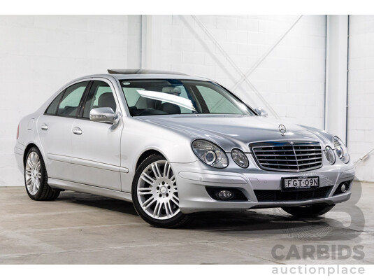 6/2008 Mercedes-Benz E280 Elegance 211 MY07.5 4d Sedan Iridium Silver Metallic V6 3.0L