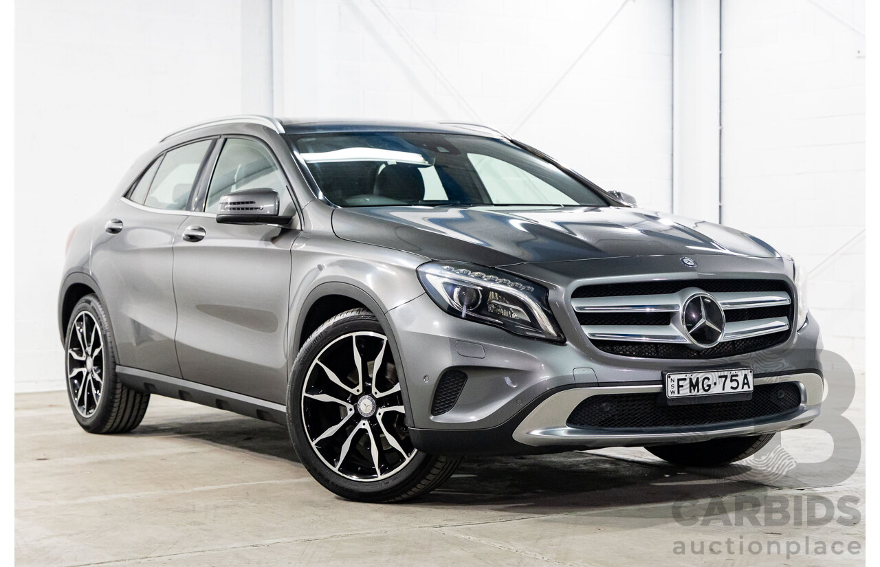 7/2014 Mercedes-Benz GLA250 4Matic X156 4d Wagon Mountain Grey Metallic Turbo 2.0L