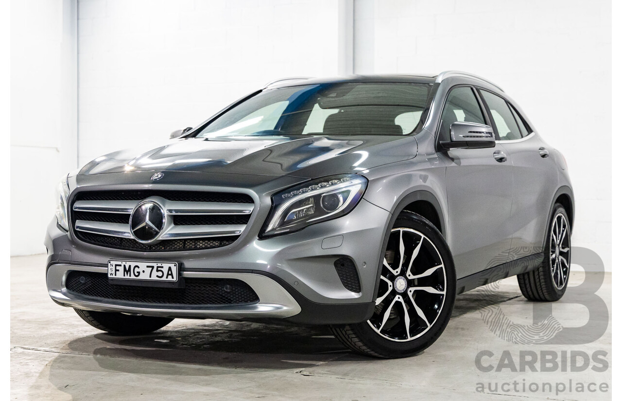 7/2014 Mercedes-Benz GLA250 4Matic X156 4d Wagon Mountain Grey Metallic Turbo 2.0L