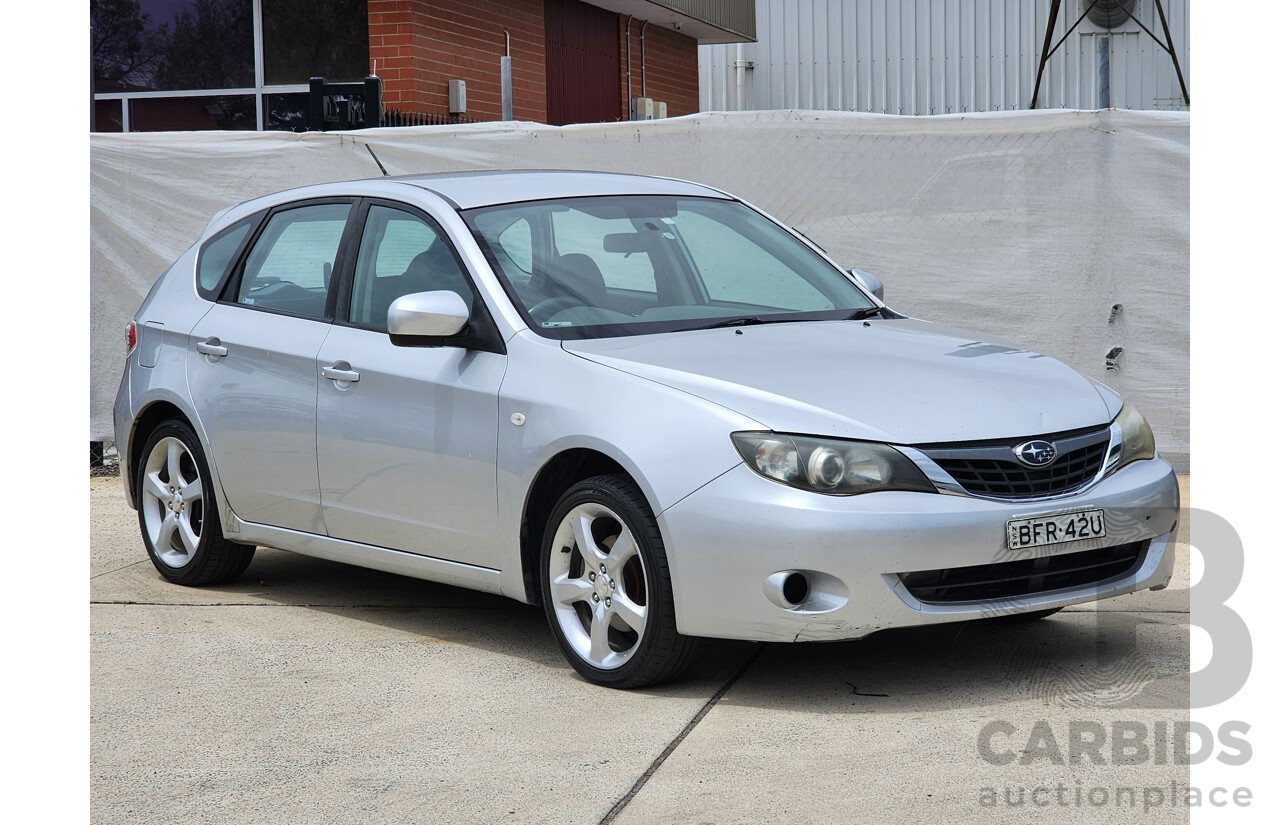 4/2008 Subaru Impreza R (awd) MY08 5d Hatchback Silver Or Chrome 2.0L