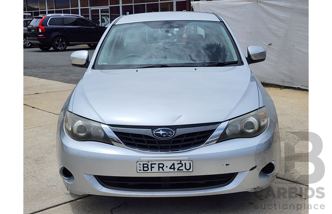 4/2008 Subaru Impreza R (awd) MY08 5d Hatchback Silver Or Chrome 2.0L