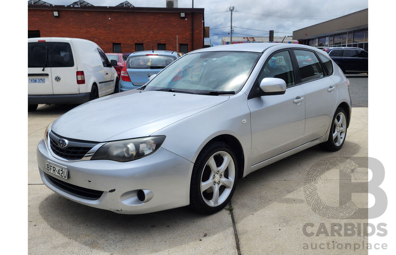 4/2008 Subaru Impreza R (awd) MY08 5d Hatchback Silver Or Chrome 2.0L