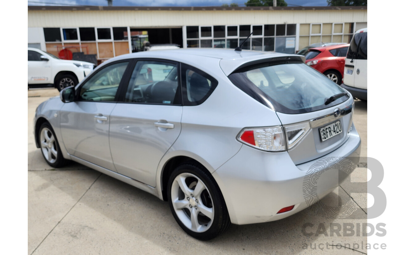 4/2008 Subaru Impreza R (awd) MY08 5d Hatchback Silver Or Chrome 2.0L