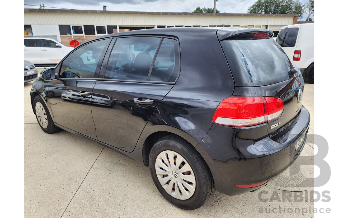 4/2011 Volkswagen Golf 77 TSI 1K MY11 5d Hatchback Black 1.2L