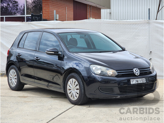 4/2011 Volkswagen Golf 77 TSI 1K MY11 5d Hatchback Black 1.2L