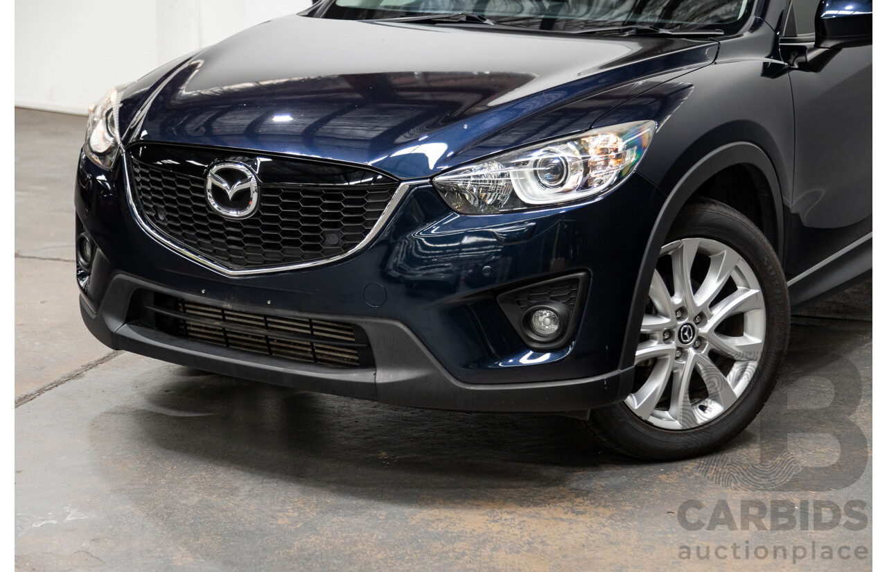 6/2014 Mazda Cx-5 Akera (4x4) MY13 UPGRADE 4d Wagon Blue 2.2L