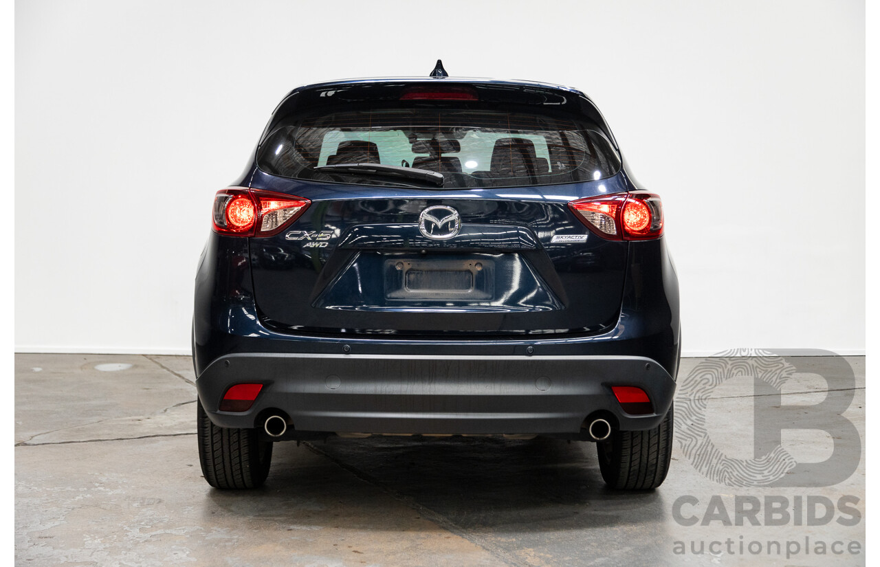 6/2014 Mazda Cx-5 Akera (4x4) MY13 UPGRADE 4d Wagon Blue 2.2L