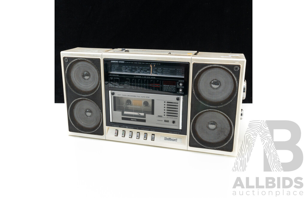 Retro National F35 Stereo Radio Portable Cassette