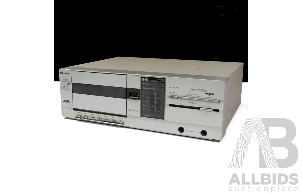 Sharp Stereo Cassette Deck RT 101