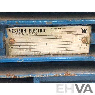 Western Electric IE3 Industrial Asynchronous Electric Motor