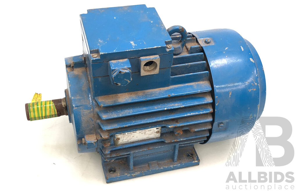 Western Electric IE3 Industrial Asynchronous Electric Motor