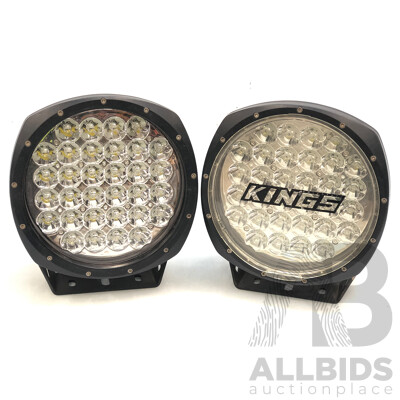 Kings 7 Inch LED Driving Lights - Lot of Two