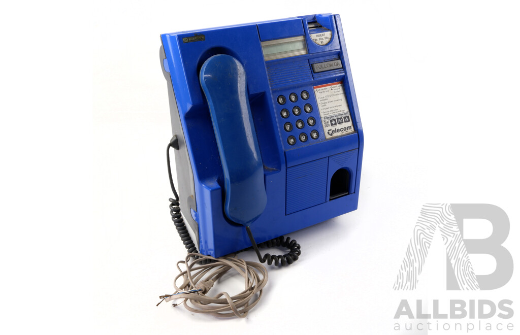 Telecom Australia Blue Public Pay Phone