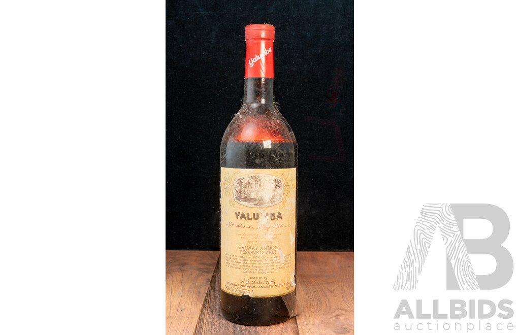 Yalumba Galway Vintage Reserve Claret Vintage 1970