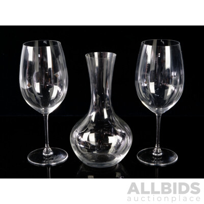 Pair Riedel Sommelier Bordeaux Grand Cru Glasses with Riedel Carafe