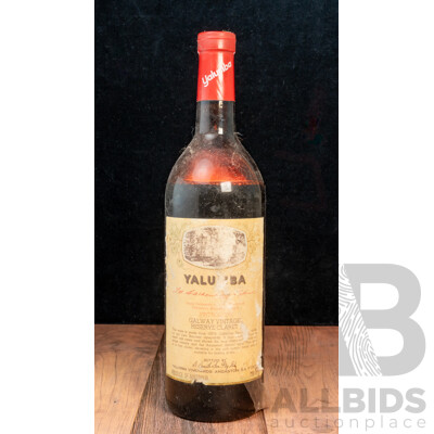 Yalumba Galway Vintage Reserve Claret Vintage 1970