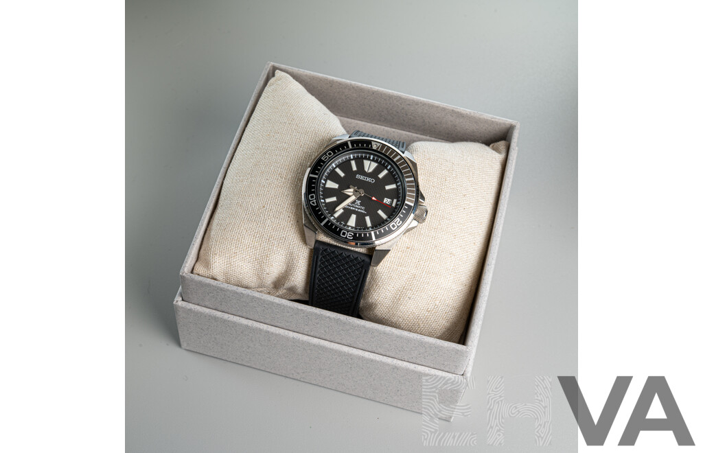 Seiko 43.8mm Prospex Samurai Divers Watch, Model SRPF03K