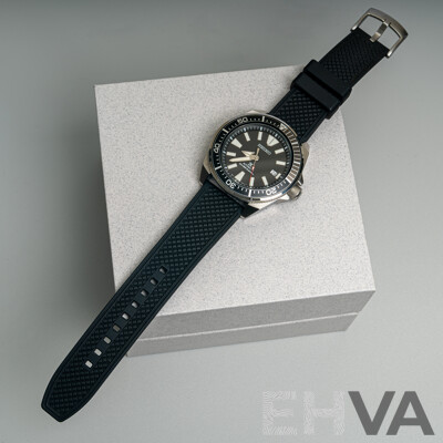 Seiko 43.8mm Prospex Samurai Divers Watch, Model SRPF03K
