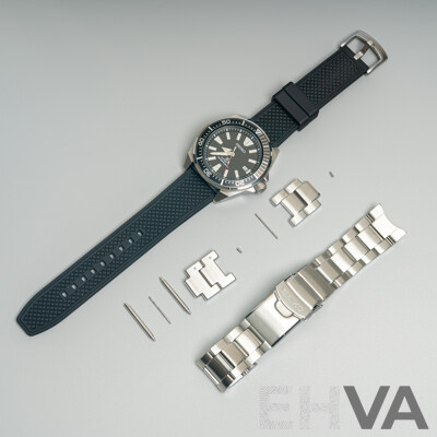 Seiko 43.8mm Prospex Samurai Divers Watch, Model SRPF03K