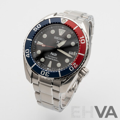 Seiko PADI 45mm Prospex Sumo, Model SPB181J1