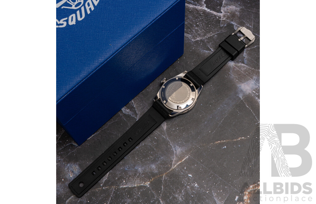 Squale 40mm Professional Diver Black, Model 1545BKBKC.HT