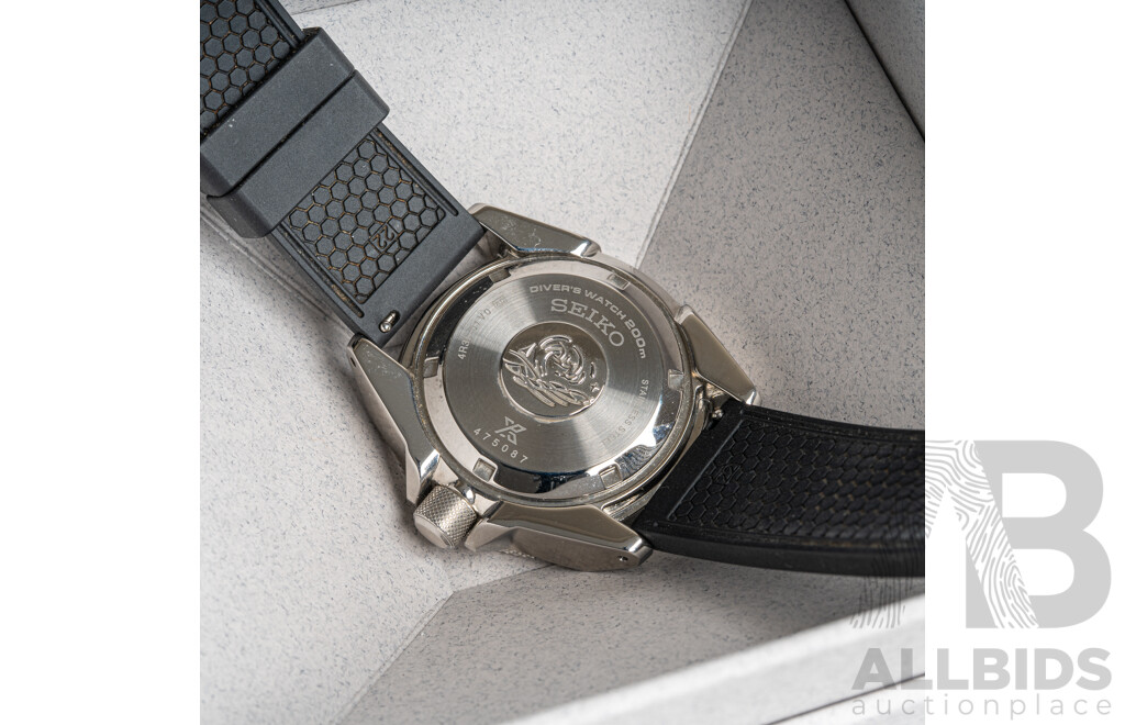 Seiko 43.8mm Prospex Samurai Divers Watch, Model SRPF03K