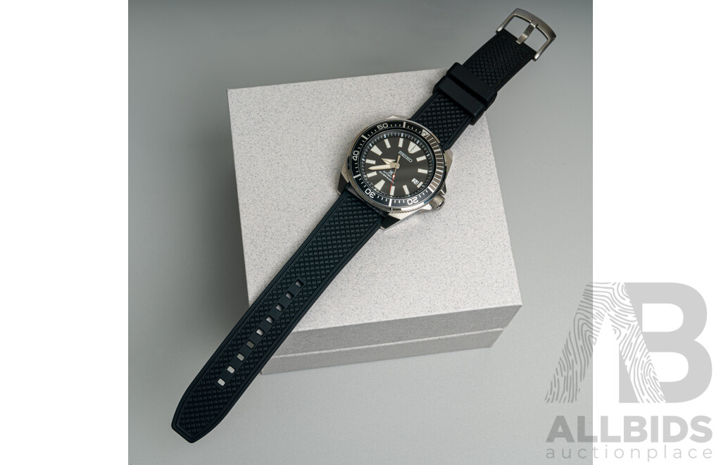 Seiko 43.8mm Prospex Samurai Divers Watch, Model SRPF03K