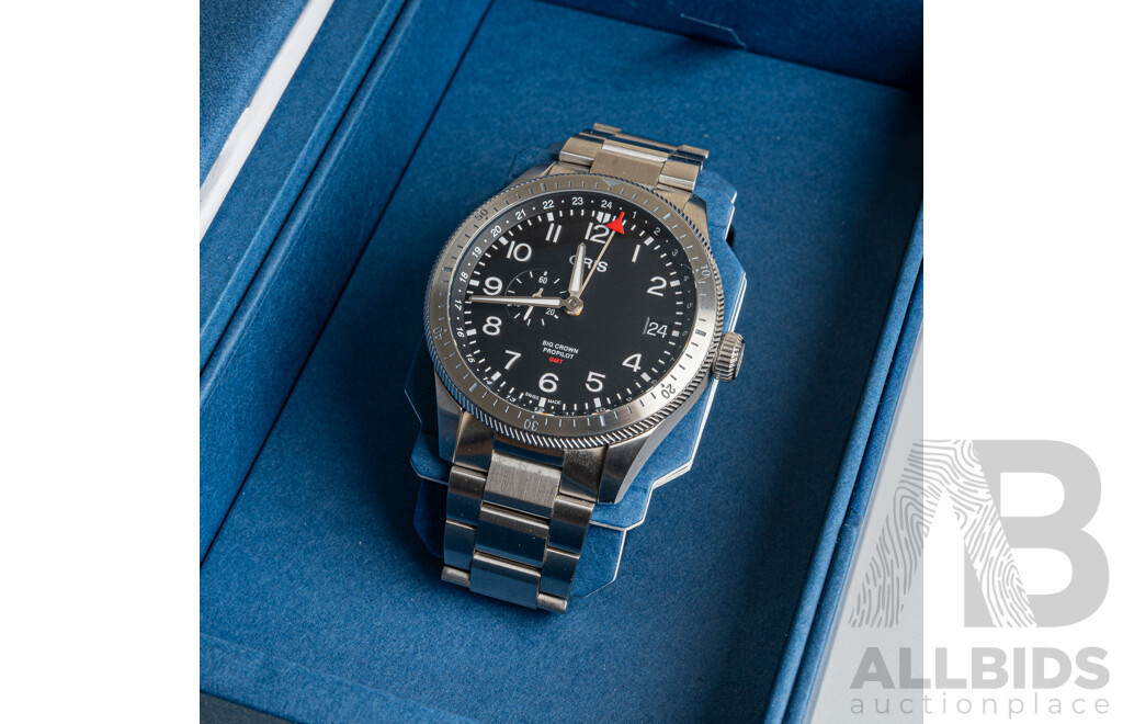 Oris 44mm ProPilot Big Crown GMT, Model 01 748 7756 4064-07 8 22 08
