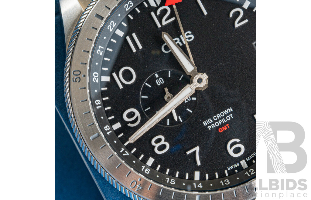 Oris 44mm ProPilot Big Crown GMT, Model 01 748 7756 4064-07 8 22 08