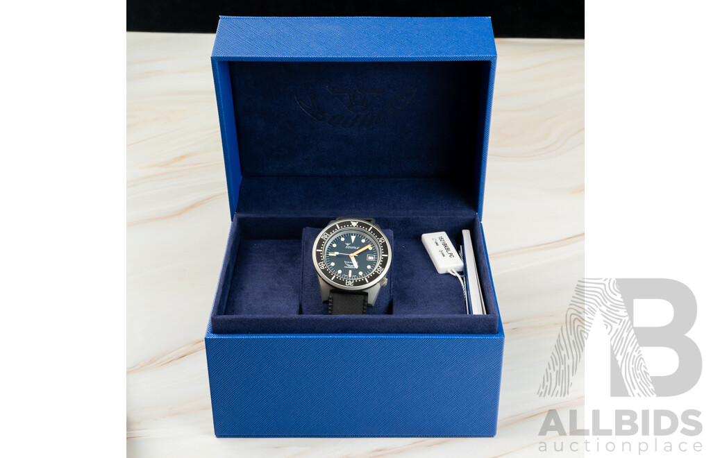 Squale 42mm 500m Divers Watch, Model 1521BKBL.PC