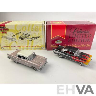 Two Matchbox Collectables 1957 Chevolets, Hot Rod and Bel Air