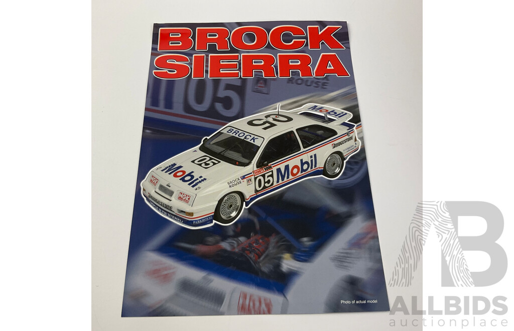 Vintage Diecast Biante Classics Ford Sierra, 1989 Bathurst, Peter Brock Collection with COA Signed by Peter Brock- 1:18 Scale