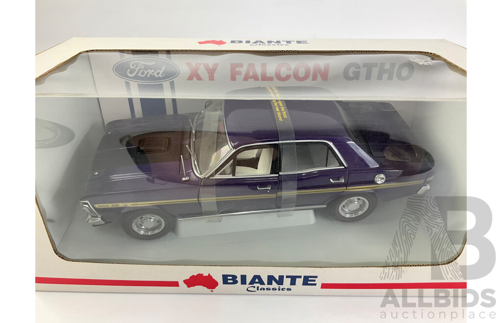 Vintage Diecast Biante Classics, Ford XY GTHO with COA - 1:18 Scale