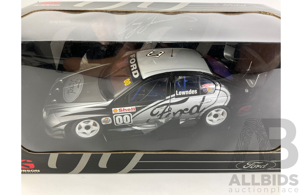 Biante Diecast Ford Falcon AU, Gibson Motorsport, Craig Lowndes with COA - 1:18 Scale