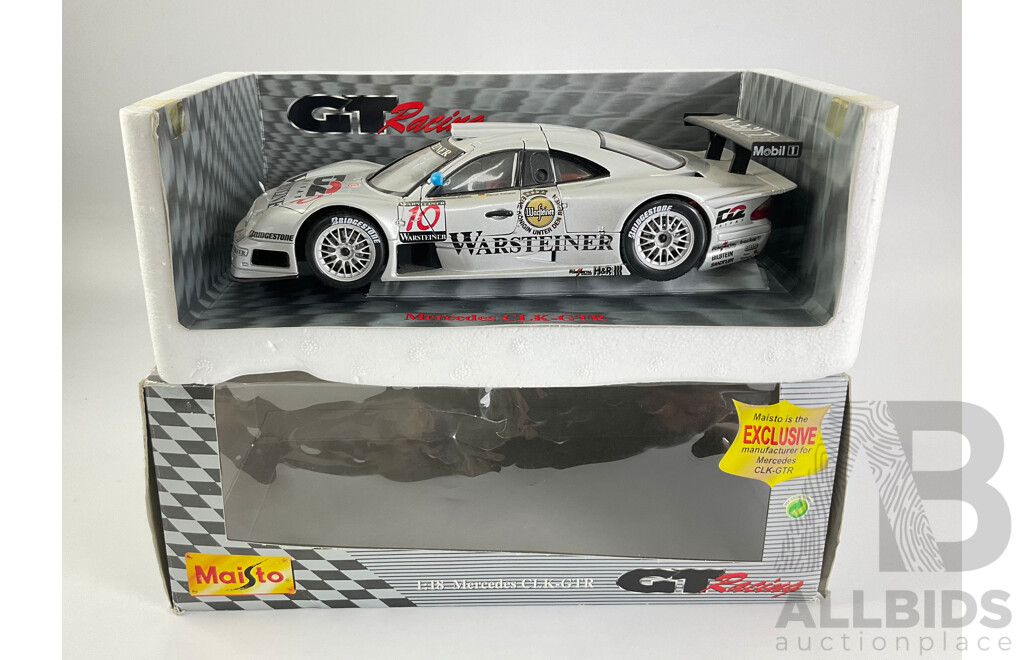 Maisto Diecast Mercedes CLK-GTR - 1:18 Scale