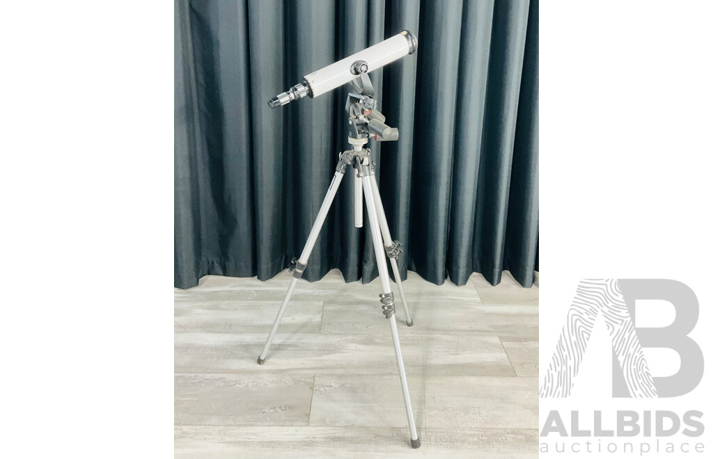 Vintage Mannfrotto Telescope and Telescope Stand