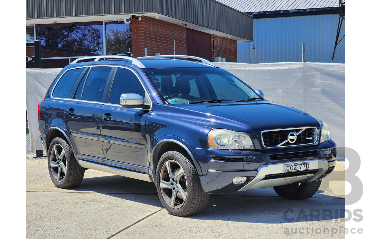 2/2014 Volvo Xc90 D5 R-Design MY14 4d Wagon Blue 2.4L