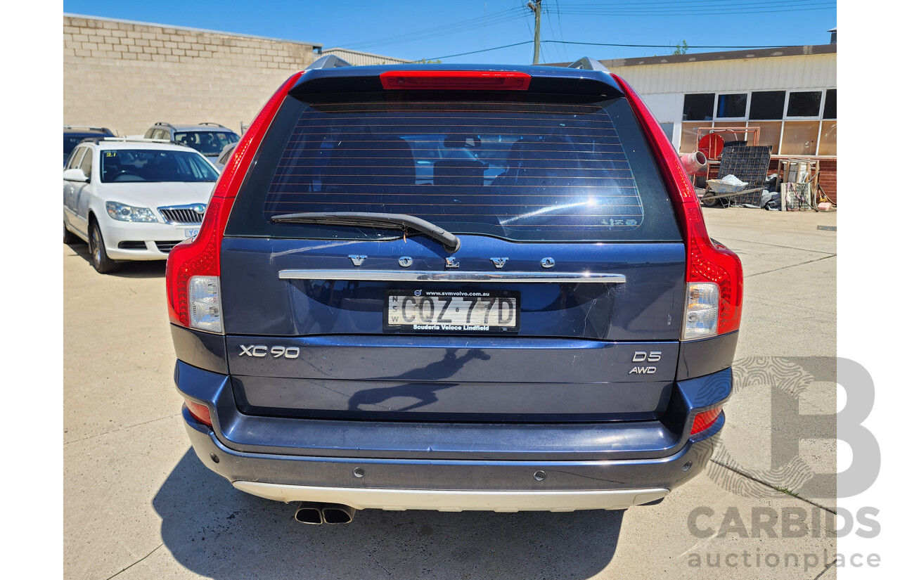 2/2014 Volvo Xc90 D5 R-Design MY14 4d Wagon Blue 2.4L