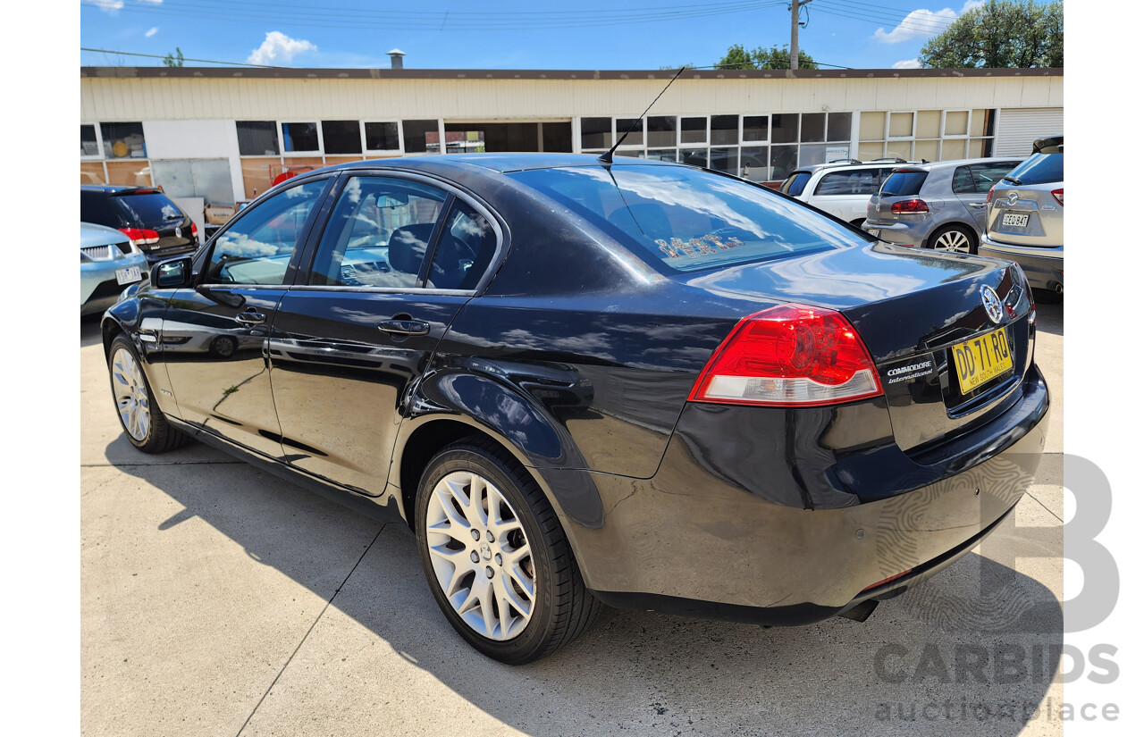 3/2010 Holden Commodore International VE MY10 4d Sedan Black 3.0L