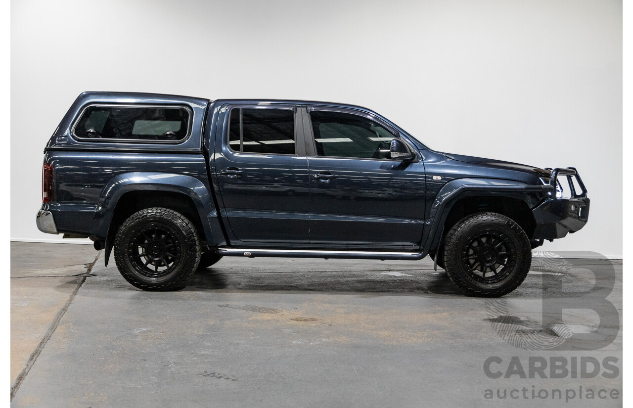 12/2016 Volkswagen Amarok V6 TDI 550 HIGHLINE (4x4) 2H MY17 Dual Cab Utility Starlight Blue Metallic Turbo Diesel 3.0L