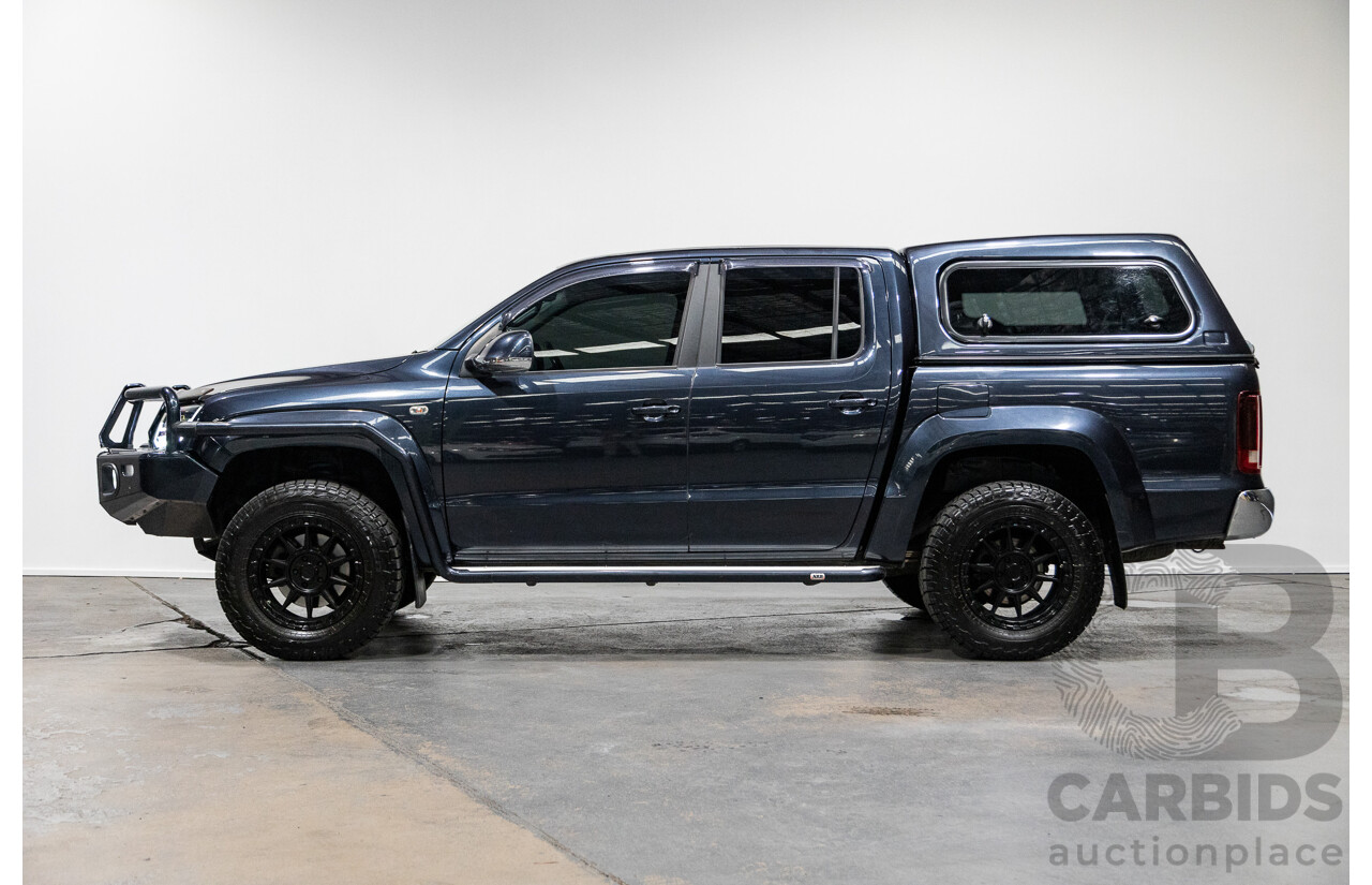 12/2016 Volkswagen Amarok V6 TDI 550 HIGHLINE (4x4) 2H MY17 Dual Cab Utility Starlight Blue Metallic Turbo Diesel 3.0L