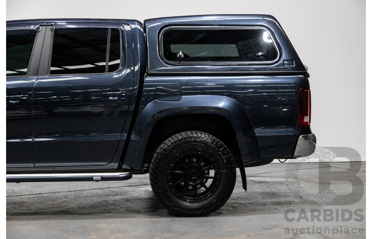 12/2016 Volkswagen Amarok V6 TDI 550 HIGHLINE (4x4) 2H MY17 Dual Cab Utility Starlight Blue Metallic Turbo Diesel 3.0L