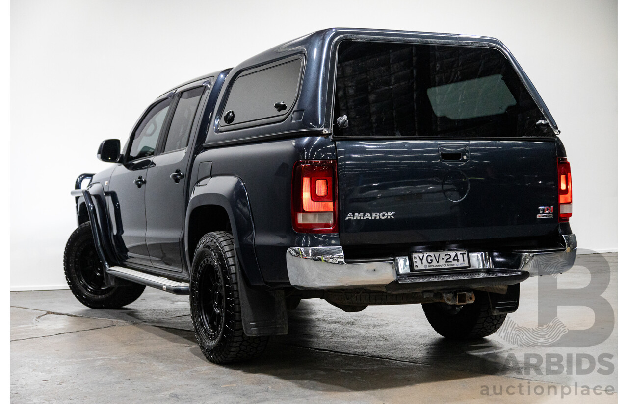 12/2016 Volkswagen Amarok V6 TDI 550 HIGHLINE (4x4) 2H MY17 Dual Cab Utility Starlight Blue Metallic Turbo Diesel 3.0L