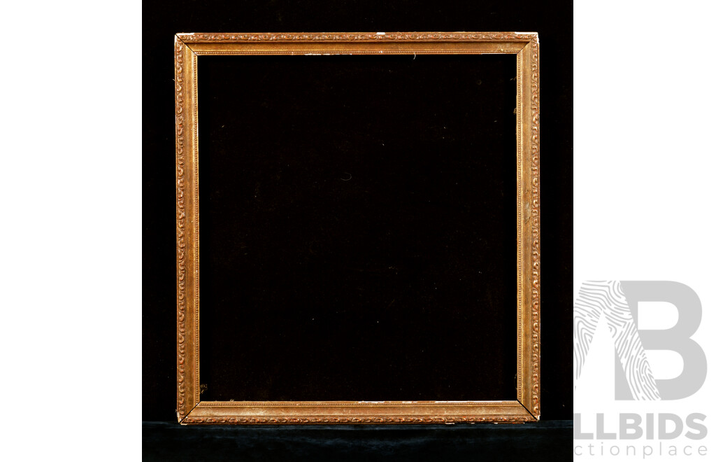 Collection of Four Vintage Wooden Picture Frames, 73 x 58 cm (largest) (4)