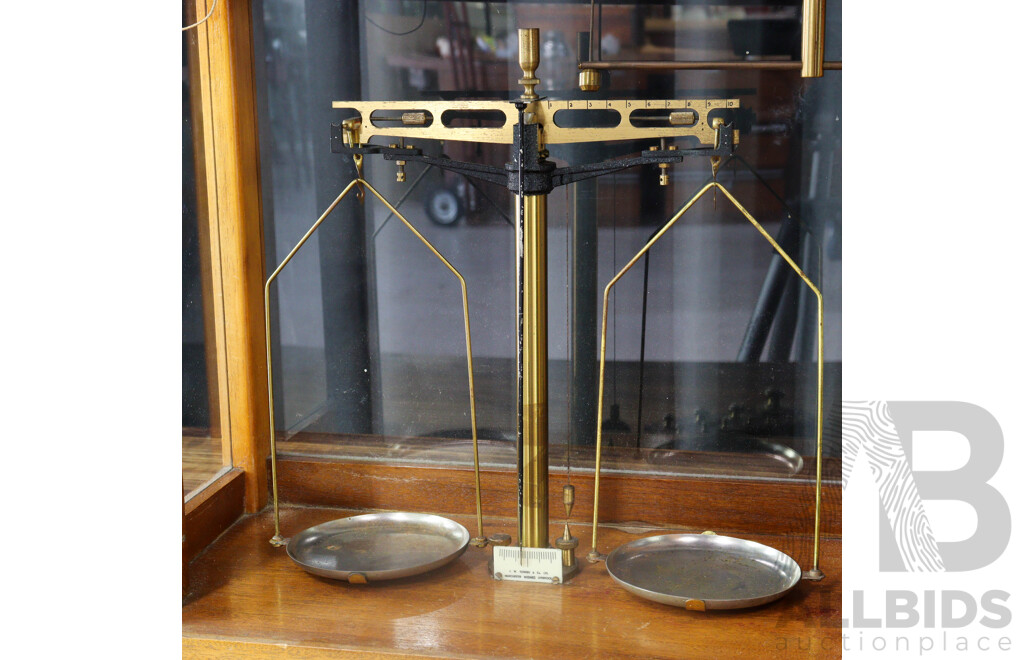 Cased Scientific Balance Scales